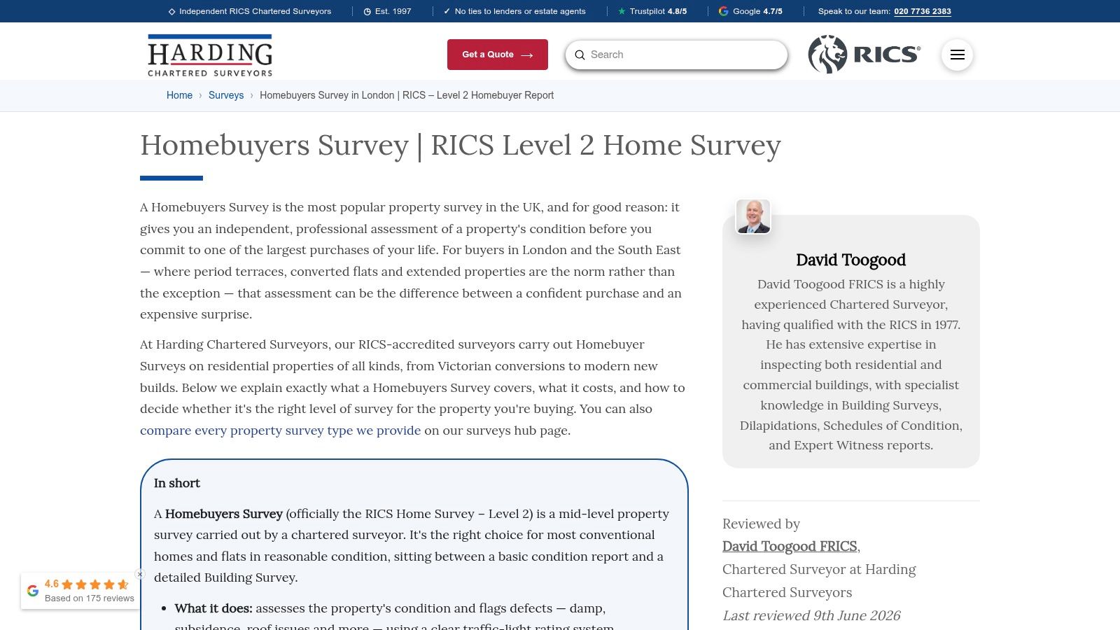 Harding Chartered Surveyors